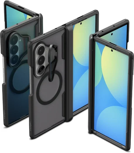 Spigen Optik Armor Pro MagSafe Samsung Galaxy Z Fold 8 Ultra Camera Stand Zwart afbeelding 6