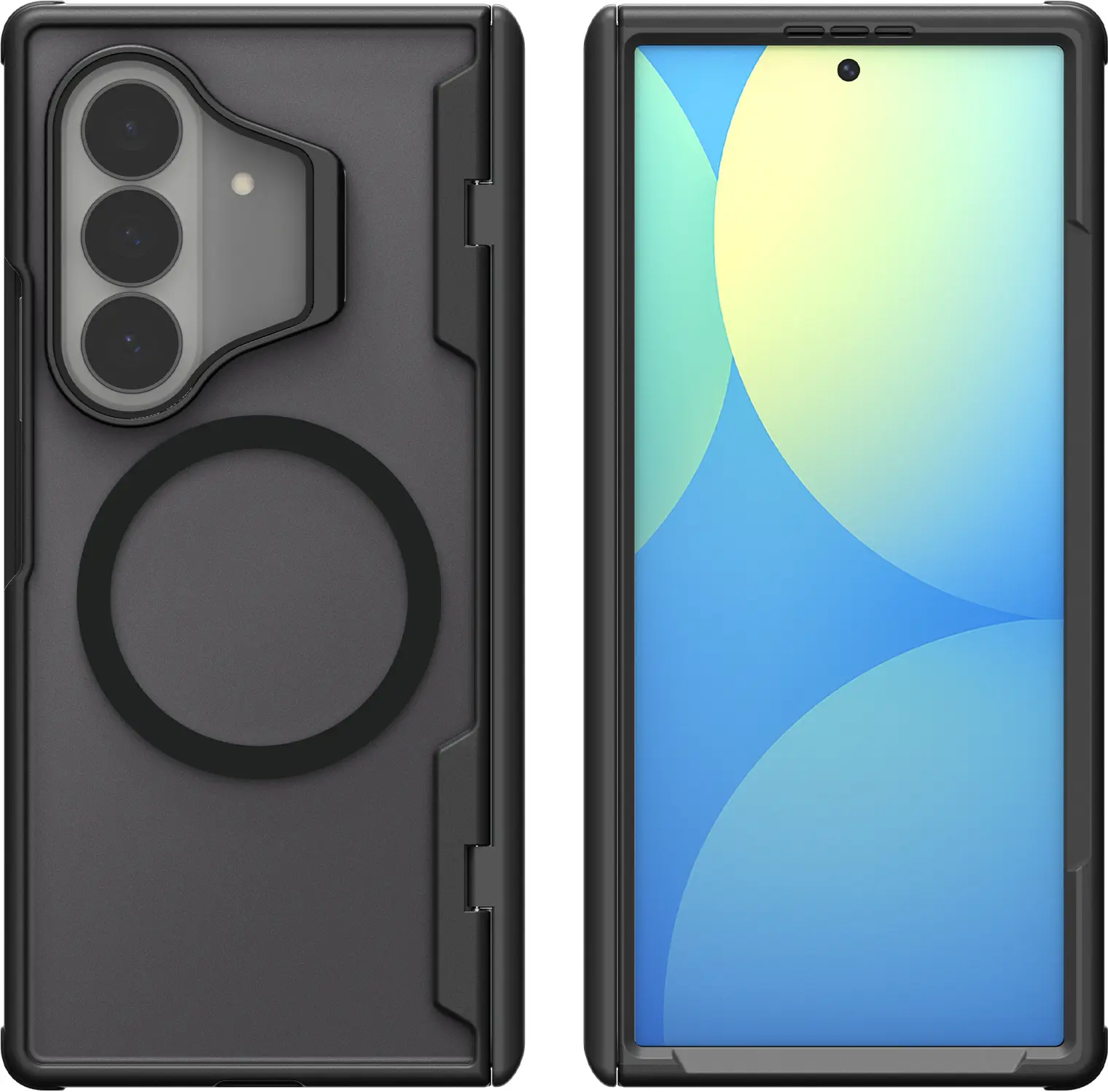 Spigen Optik Armor Pro MagSafe Samsung Galaxy Z Fold 8 Ultra Camera Stand Zwart afbeelding 4