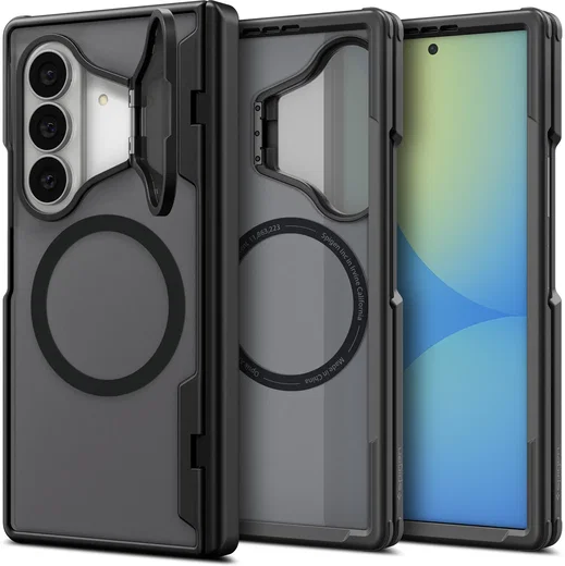 Spigen Optik Armor Pro MagSafe Samsung Galaxy Z Fold 8 Ultra Camera Stand Zwart afbeelding 1