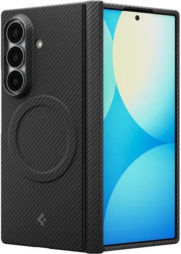 Spigen Air Skin Aramid Samsung Galaxy Z Fold 8 Ultra Back Cover MagFit Zwart afbeelding 4