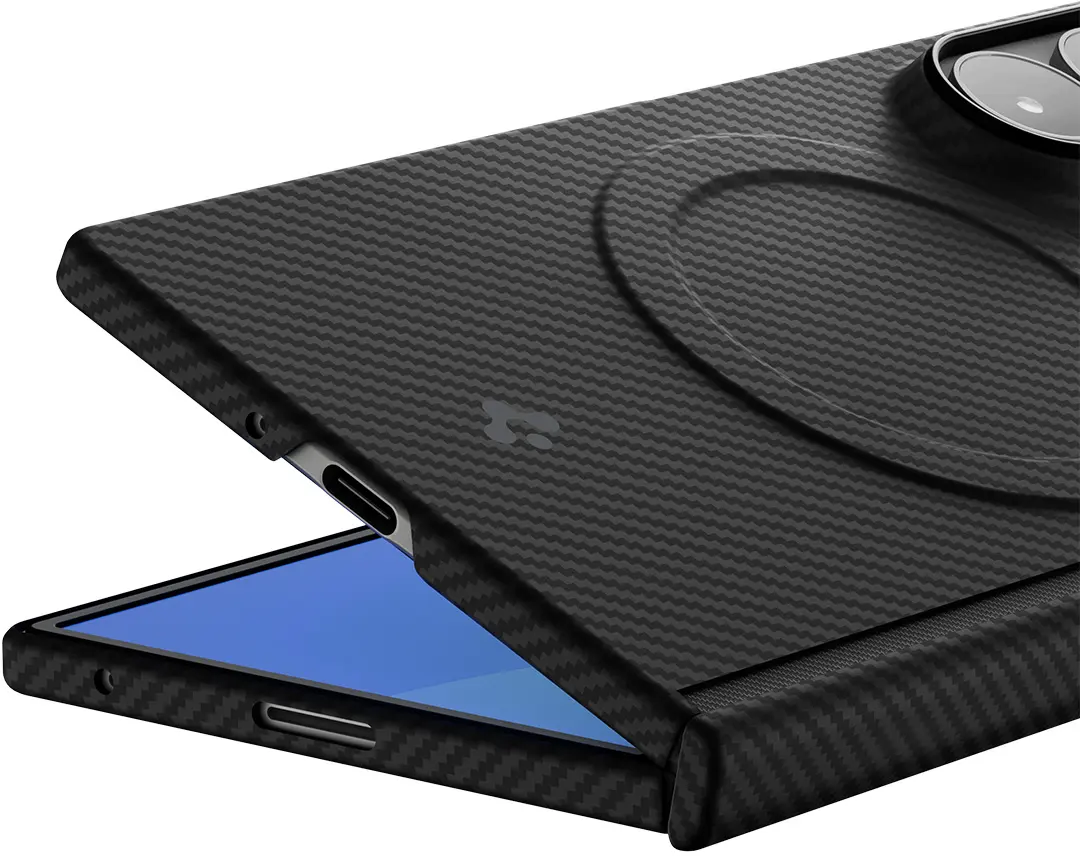 Spigen Air Skin Aramid Samsung Galaxy Z Fold 8 Ultra Back Cover MagFit Zwart afbeelding 7