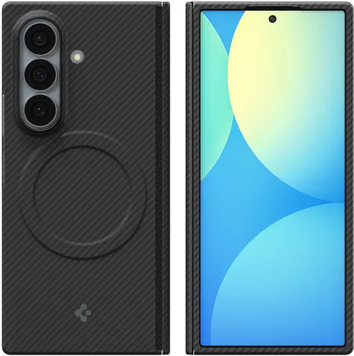 Spigen Air Skin Aramid Samsung Galaxy Z Fold 8 Ultra Back Cover MagFit Zwart afbeelding 3