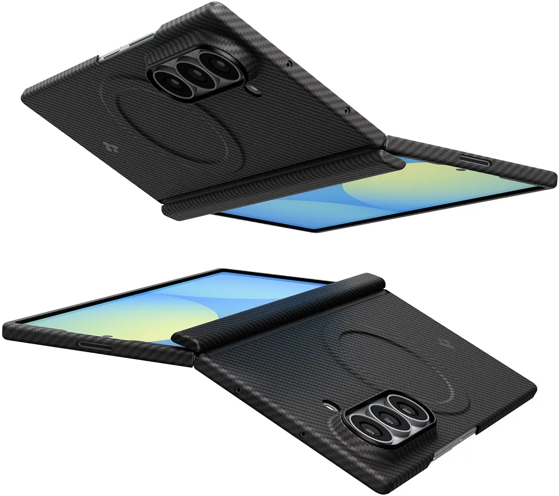 Spigen Air Skin Aramid Samsung Galaxy Z Fold 8 Ultra Back Cover MagFit Zwart afbeelding 8