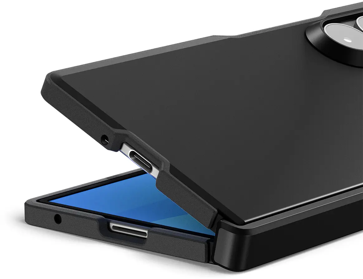 Spigen Tough Armor Pro Samsung Z Fold 8 Ultra Hoesje MagSafe Back Cover Zwart afbeelding 6