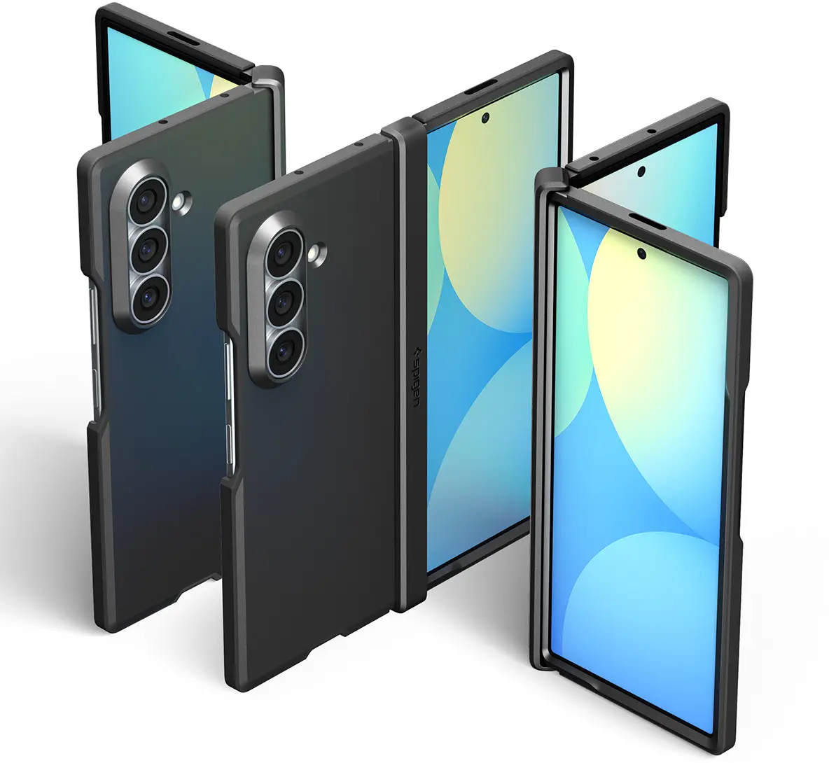 Spigen Tough Armor Pro Samsung Z Fold 8 Ultra Hoesje MagSafe Back Cover Zwart afbeelding 5