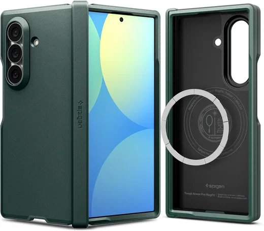 Spigen Tough Armor Pro Samsung Z Fold 8 Ultra Hoesje MagSafe Back Cover Groen afbeelding 2