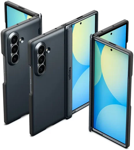 Spigen Slim Armor Pro MagFit Samsung Galaxy Z Fold 8 Ultra Hoesje Metal Slate afbeelding 4