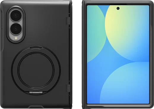 Spigen Slim Armor Pro S MagFit Samsung Galaxy Z fold 8 Hoesje MagSafe Zwart afbeelding 5
