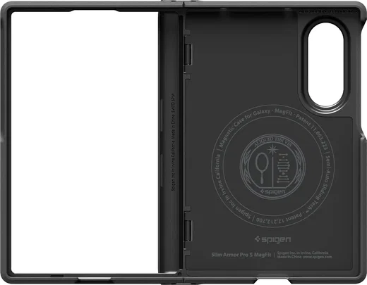 Spigen Slim Armor Pro S MagFit Samsung Galaxy Z fold 8 Hoesje MagSafe Zwart afbeelding 15