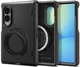 Spigen Slim Armor Pro S MagFit Samsung Galaxy Z fold 8 Hoesje MagSafe Zwart afbeelding 1