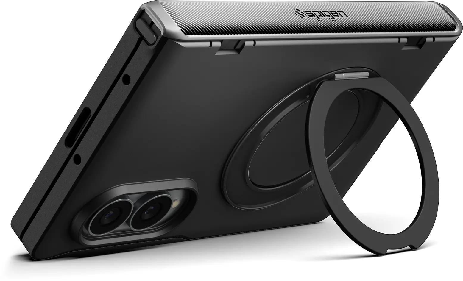 Spigen Slim Armor Pro S MagFit Samsung Galaxy Z fold 8 Hoesje MagSafe Zwart afbeelding 6