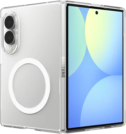 Spigen Air Skin Samsung Galaxy Z Fold 8 Hoesje Back Cover MagFit Clear Wit afbeelding 4