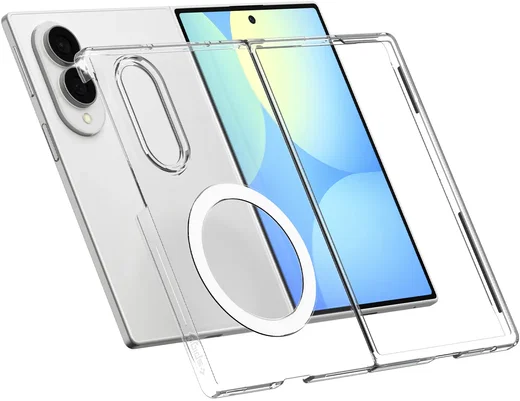 Spigen Air Skin Samsung Galaxy Z Fold 8 Hoesje Back Cover MagFit Clear Wit afbeelding 6