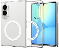 Spigen Air Skin Samsung Galaxy Z Fold 8 Hoesje Back Cover MagFit Clear Wit afbeelding