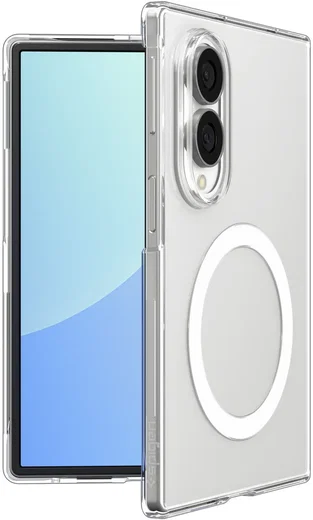 Spigen Air Skin Samsung Galaxy Z Fold 8 Hoesje Back Cover MagFit Clear Wit afbeelding 3