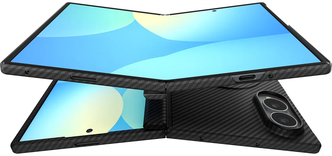 Spigen Air Skin Aramid Samsung Galaxy Z Fold 8 Hoesje Back Cover MagFit Zwart afbeelding 8