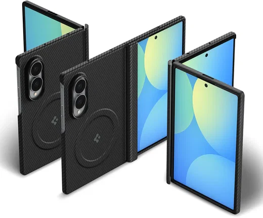 Spigen Air Skin Aramid Samsung Galaxy Z Fold 8 Hoesje Back Cover MagFit Zwart afbeelding 5