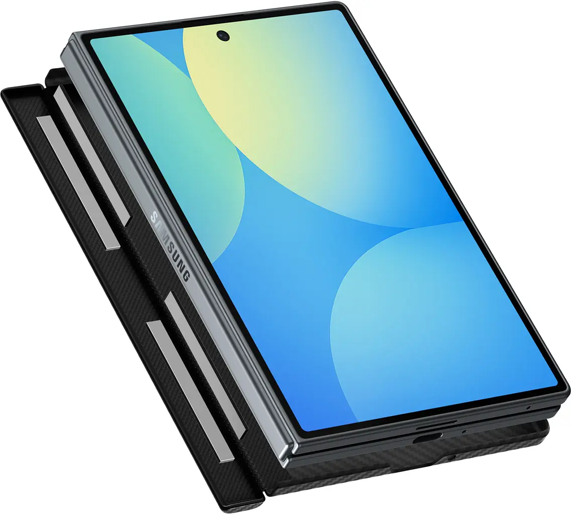 Spigen Air Skin Aramid Samsung Galaxy Z Fold 8 Hoesje Back Cover MagFit Zwart afbeelding 10