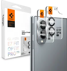 Spigen EZ Fit Optik Pro HD Samsung Z Fold 8 Camera Lens Protector Zwart (2-Pack) afbeelding