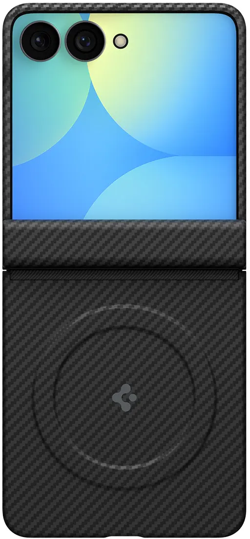 Spigen Air Skin Aramid Samsung Galaxy Z Flip 8 Hoesje Back Cover MagFit Zwart afbeelding 3