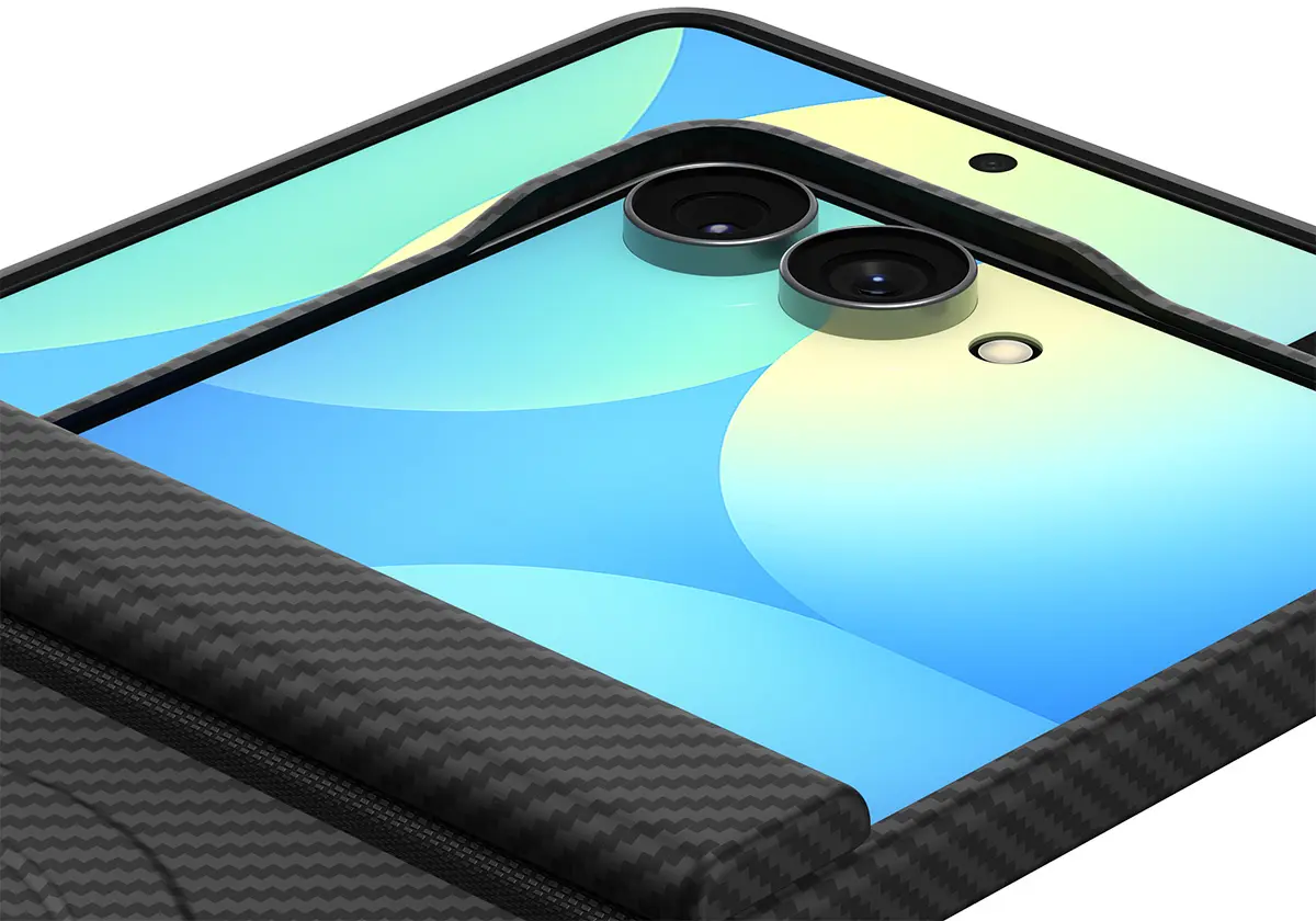 Spigen Air Skin Aramid Samsung Galaxy Z Flip 8 Hoesje Back Cover MagFit Zwart afbeelding 15
