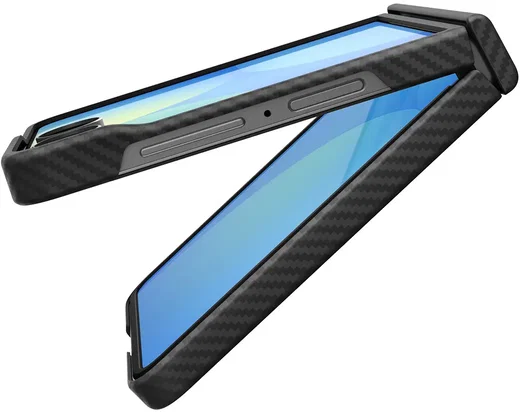 Spigen Air Skin Aramid Samsung Galaxy Z Flip 8 Hoesje Back Cover MagFit Zwart afbeelding 9