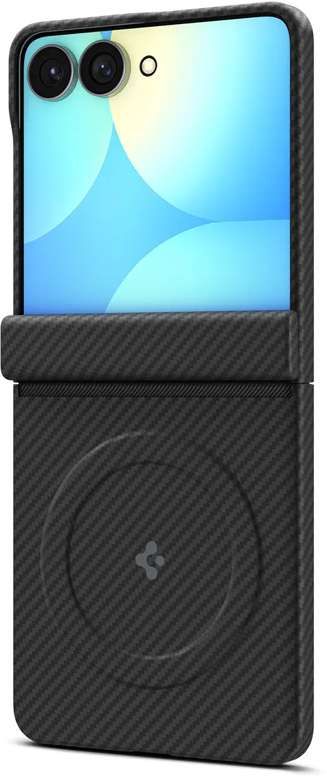 Spigen Air Skin Aramid Samsung Galaxy Z Flip 8 Hoesje Back Cover MagFit Zwart afbeelding 5