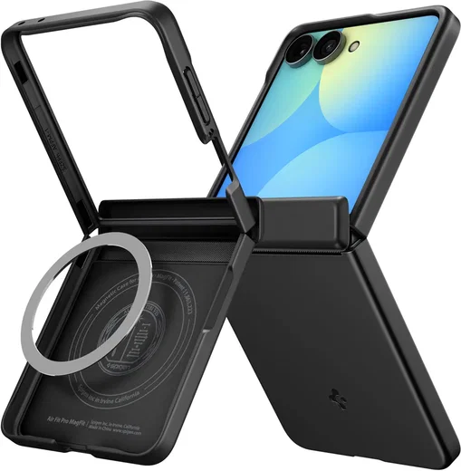 Spigen Air Fit Pro Samsung Galaxy Z Flip 8 Hoesje MagFit Back cover Zwart afbeelding 1