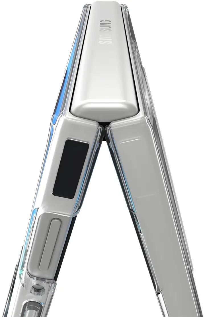 Spigen Air Skin Samsung Galaxy Z Flip 8 Hoesje Back Cover MagFit Clear Wit afbeelding 6