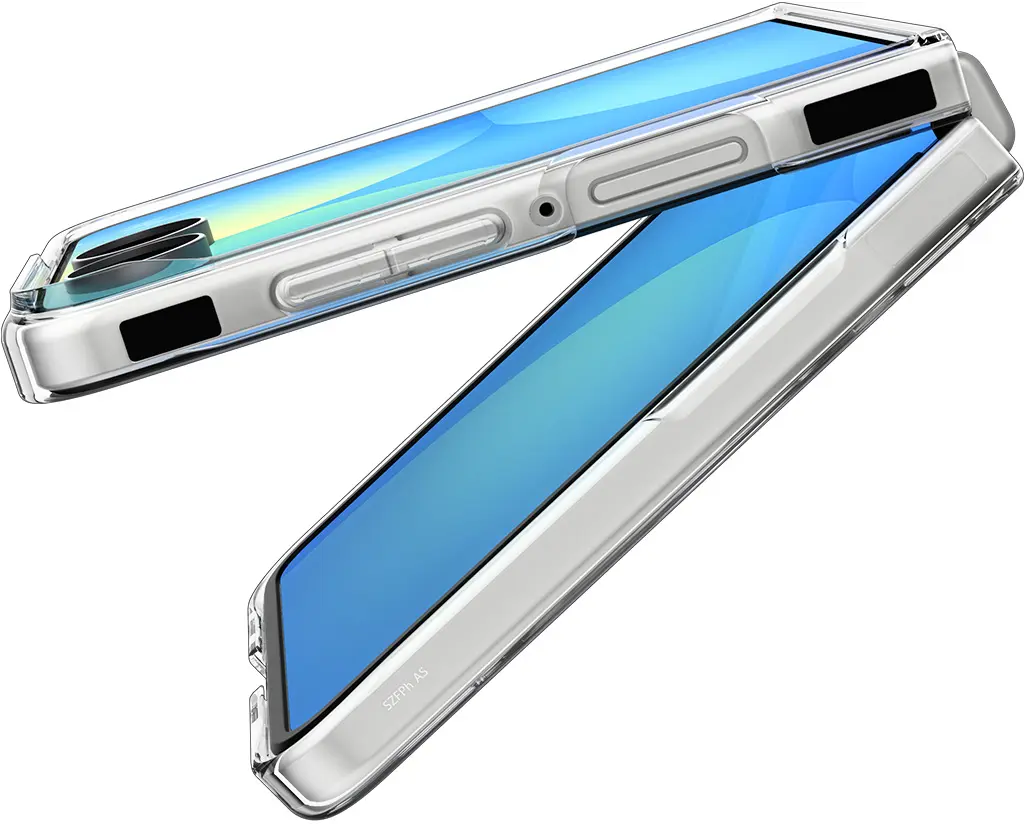 Spigen Air Skin Samsung Galaxy Z Flip 8 Hoesje Back Cover MagFit Clear Wit afbeelding 7