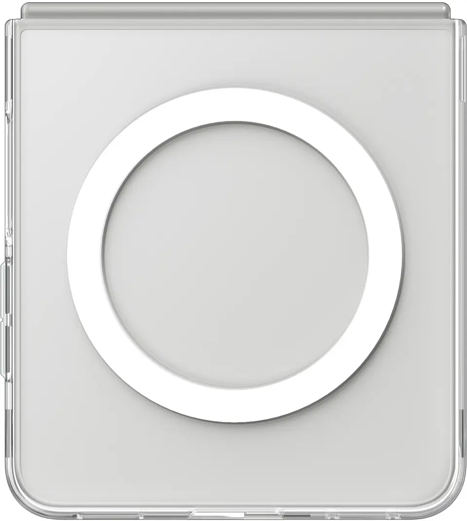 Spigen Air Skin Samsung Galaxy Z Flip 8 Hoesje Back Cover MagFit Clear Wit afbeelding 5
