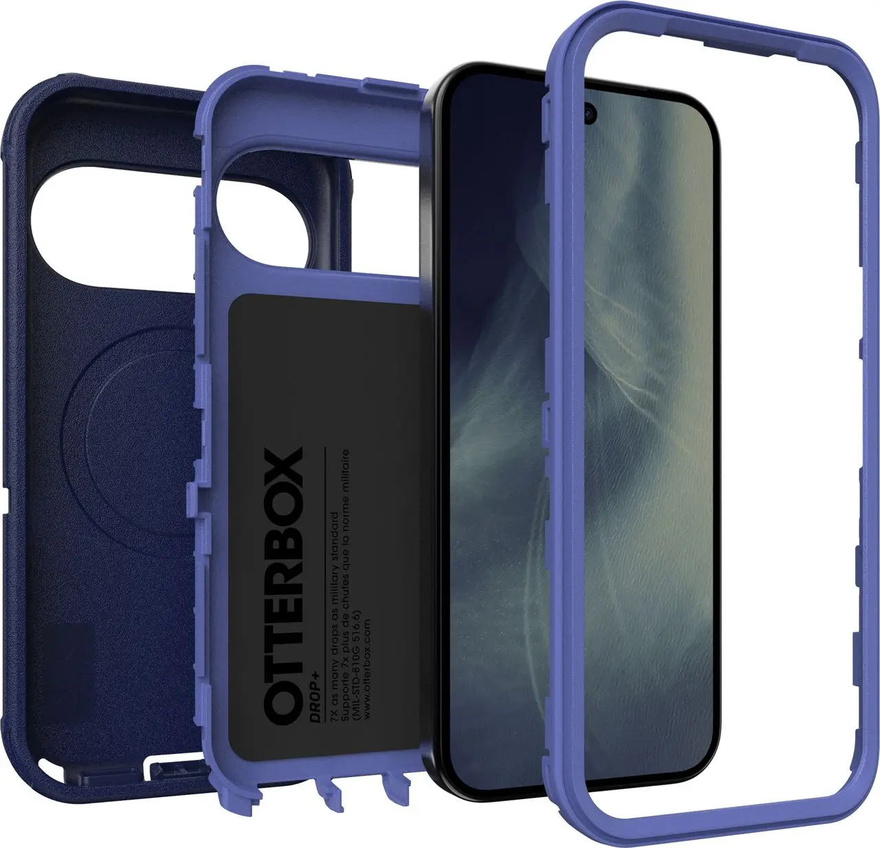 OtterBox Defender Pro Google Pixel 11 / 11 Pro Hoesje Magnetic Back Cover Blauw afbeelding 4