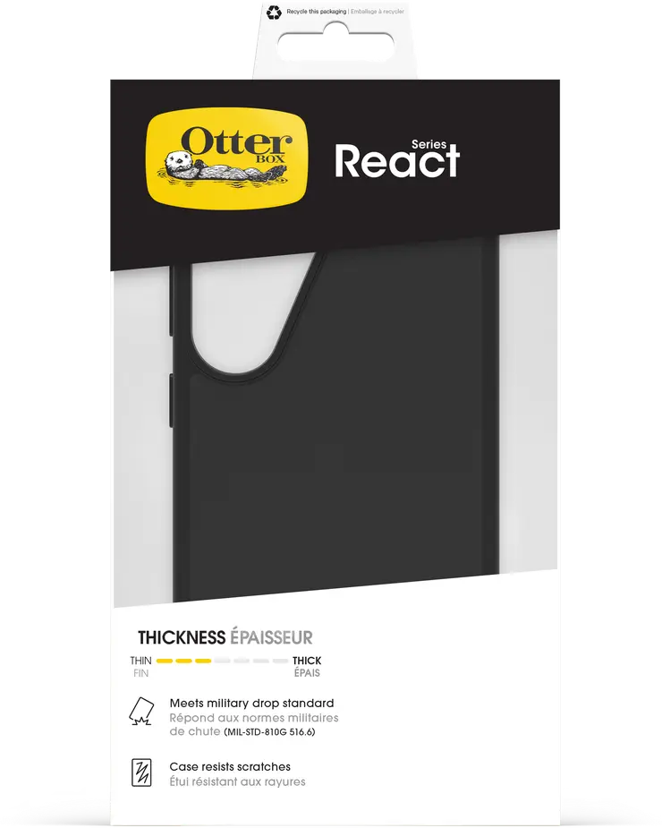 OtterBox React Samsung Galaxy S26 FE Hoesje Back Cover Zwart afbeelding 5