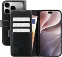 Rosso Element Apple iPhone 18 Pro Hoesje Book Case Wallet Zwart