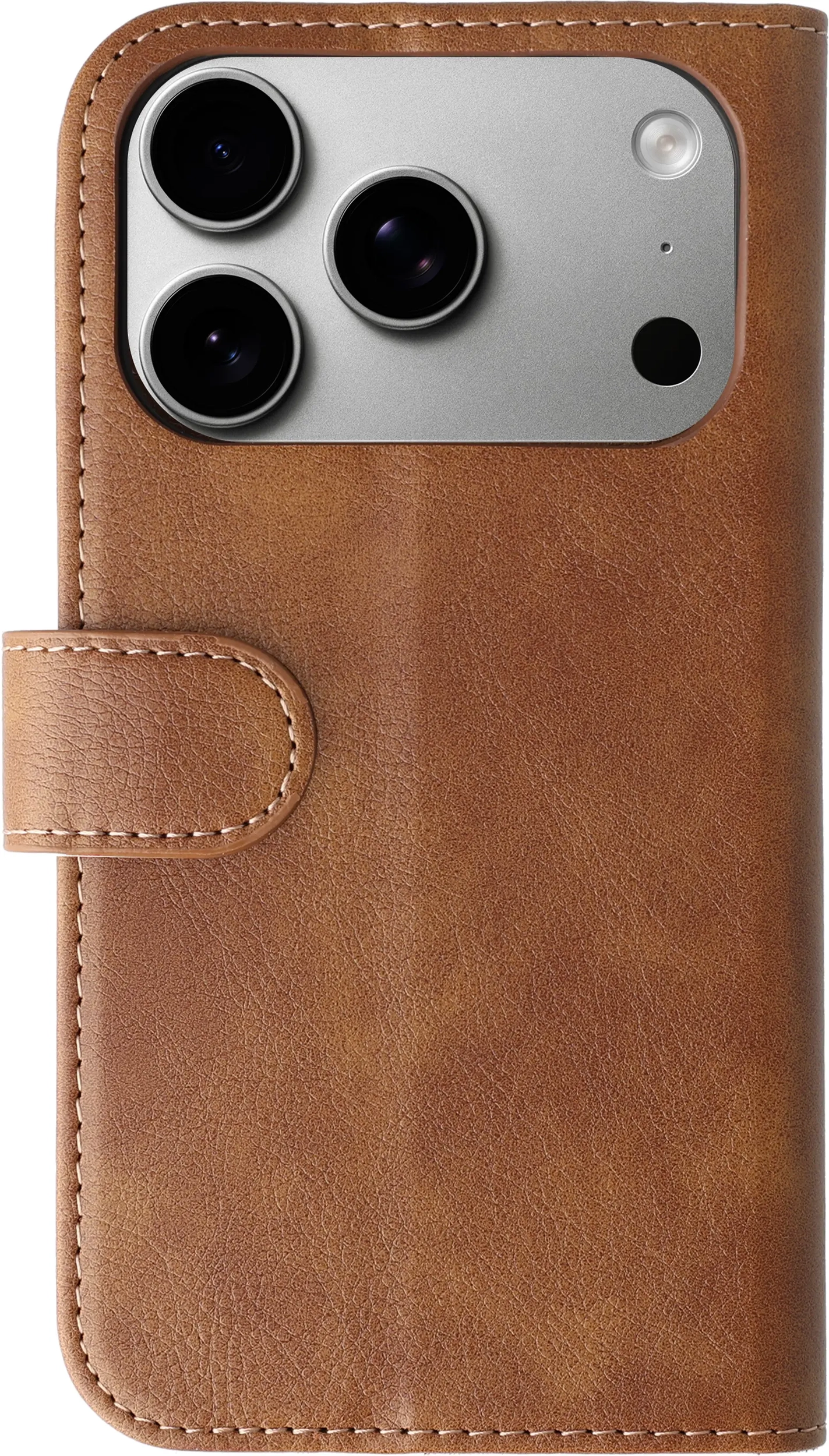 Rosso Element Apple iPhone 18 Pro Hoesje Book Case Wallet Bruin afbeelding 16