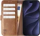 Rosso Element Apple iPhone 18 Pro Max Hoesje Book Case Wallet Bruin afbeelding 14