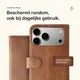 Rosso Element Apple iPhone 18 Pro Max Hoesje Book Case Wallet Bruin afbeelding 3