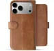 Rosso Element Apple iPhone 18 Pro Max Hoesje Book Case Wallet Bruin afbeelding 2