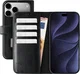 Rosso Element Apple iPhone 18 Pro Max Hoesje Book Case Wallet Zwart afbeelding 1