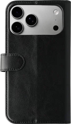 Rosso Element Apple iPhone 18 Pro Max Hoesje Book Case Wallet Zwart afbeelding 14