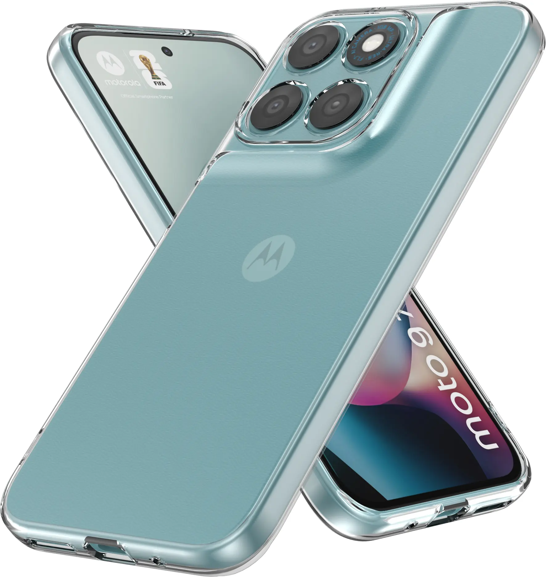 Motorola Moto G87 Hoesje Dun TPU Back Cover Transparant afbeelding 2
