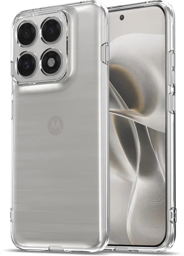 Motorola Edge 70 Pro Hoesje Dun TPU Back Cover Transparant afbeelding 1
