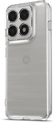 Motorola Edge 70 Pro Hoesje Dun TPU Back Cover Transparant afbeelding 4