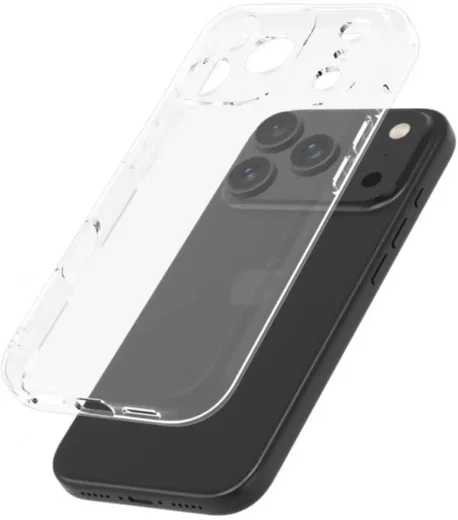 Apple iPhone 18 Pro Hoesje Dun TPU Back Cover Transparant afbeelding 6