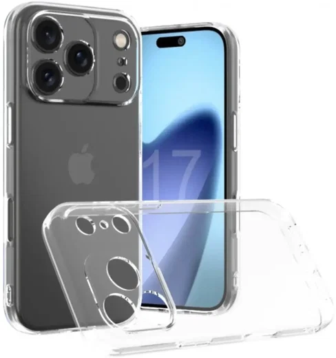 Apple iPhone 18 Pro Max Hoesje Dun TPU Back Cover Transparant afbeelding 1