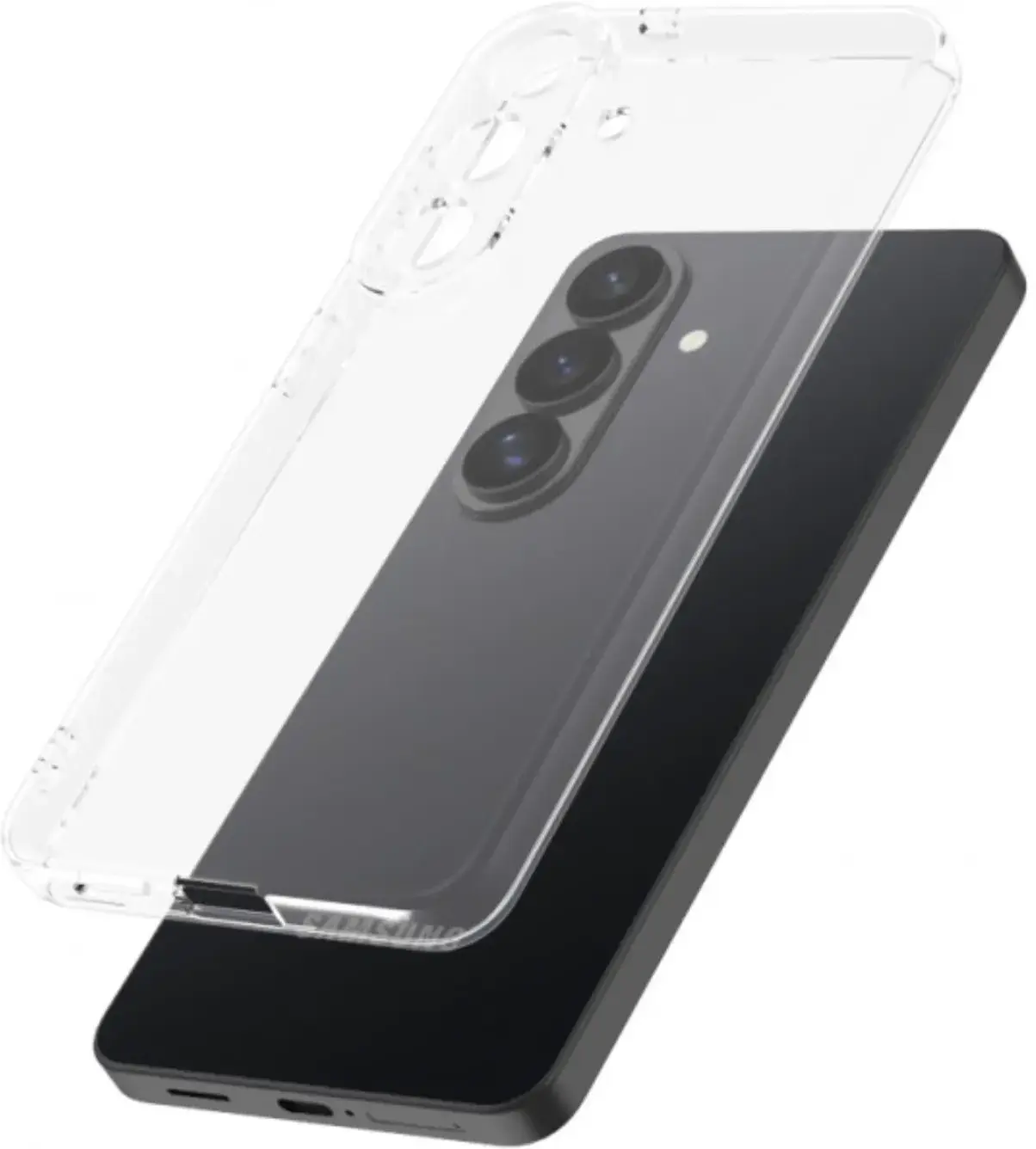 Samsung Galaxy S26 FE Hoesje Dun TPU Back Cover Transparant afbeelding 2