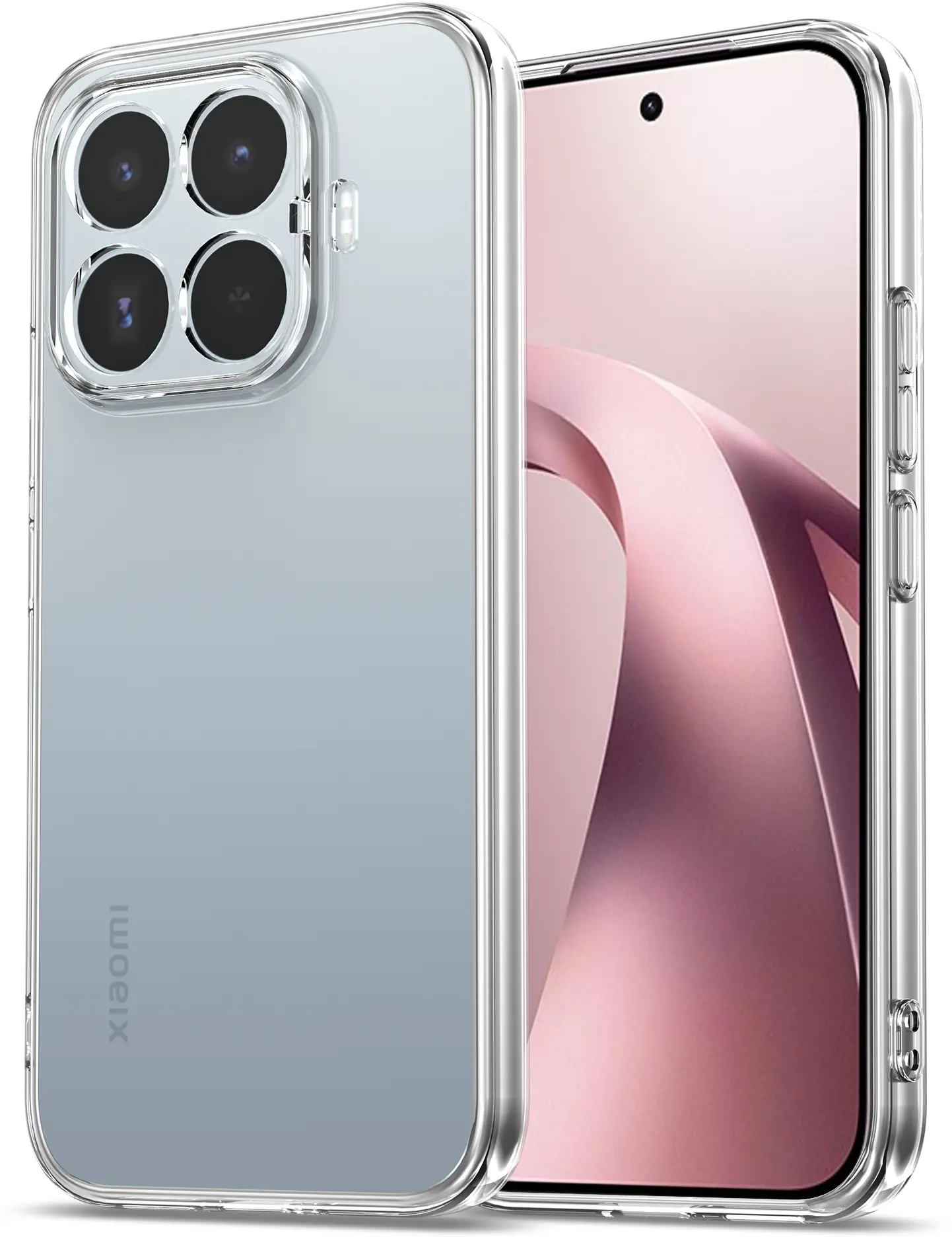 Xiaomi 17T Hoesje Dun TPU Back Cover Transparant afbeelding 1