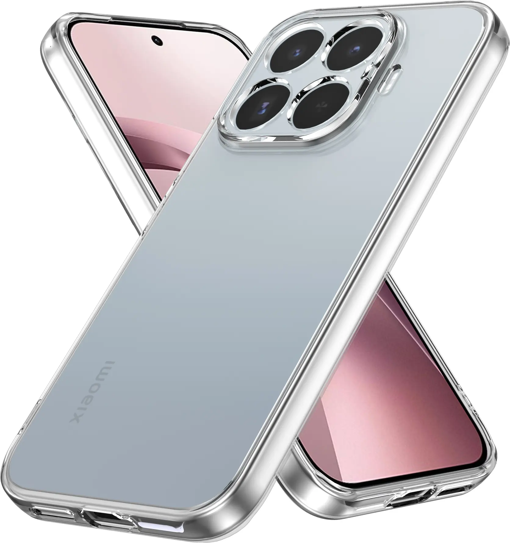 Xiaomi 17T Hoesje Dun TPU Back Cover Transparant afbeelding 2