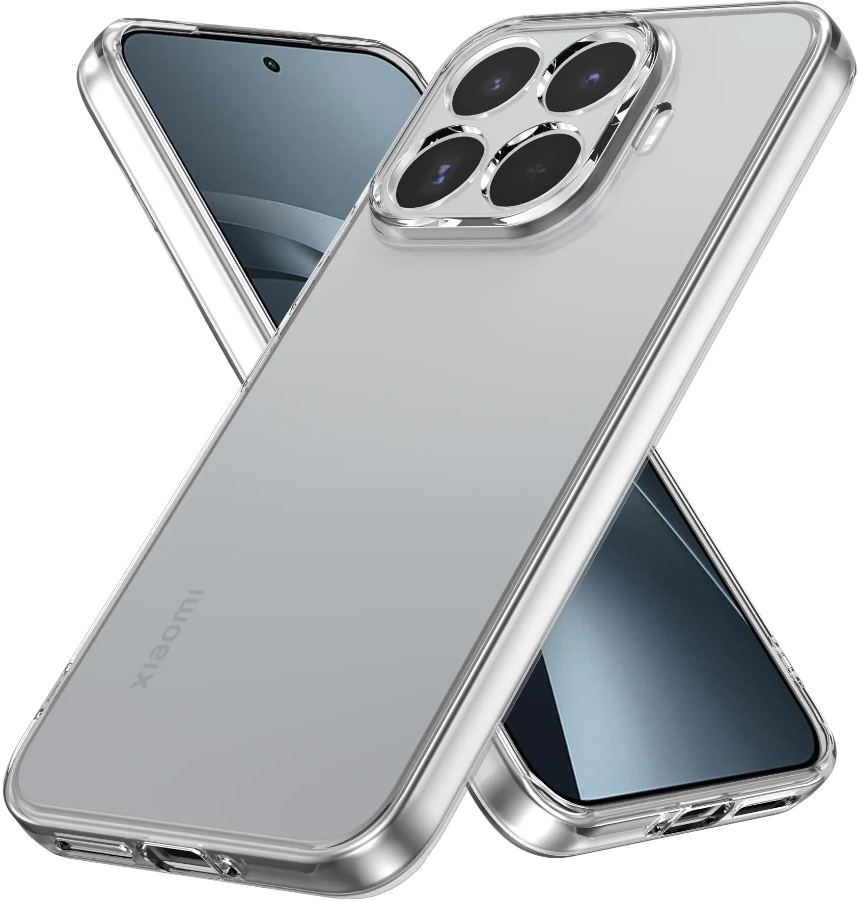 Xiaomi 17T Pro Hoesje Dun TPU Back Cover Transparant afbeelding 2