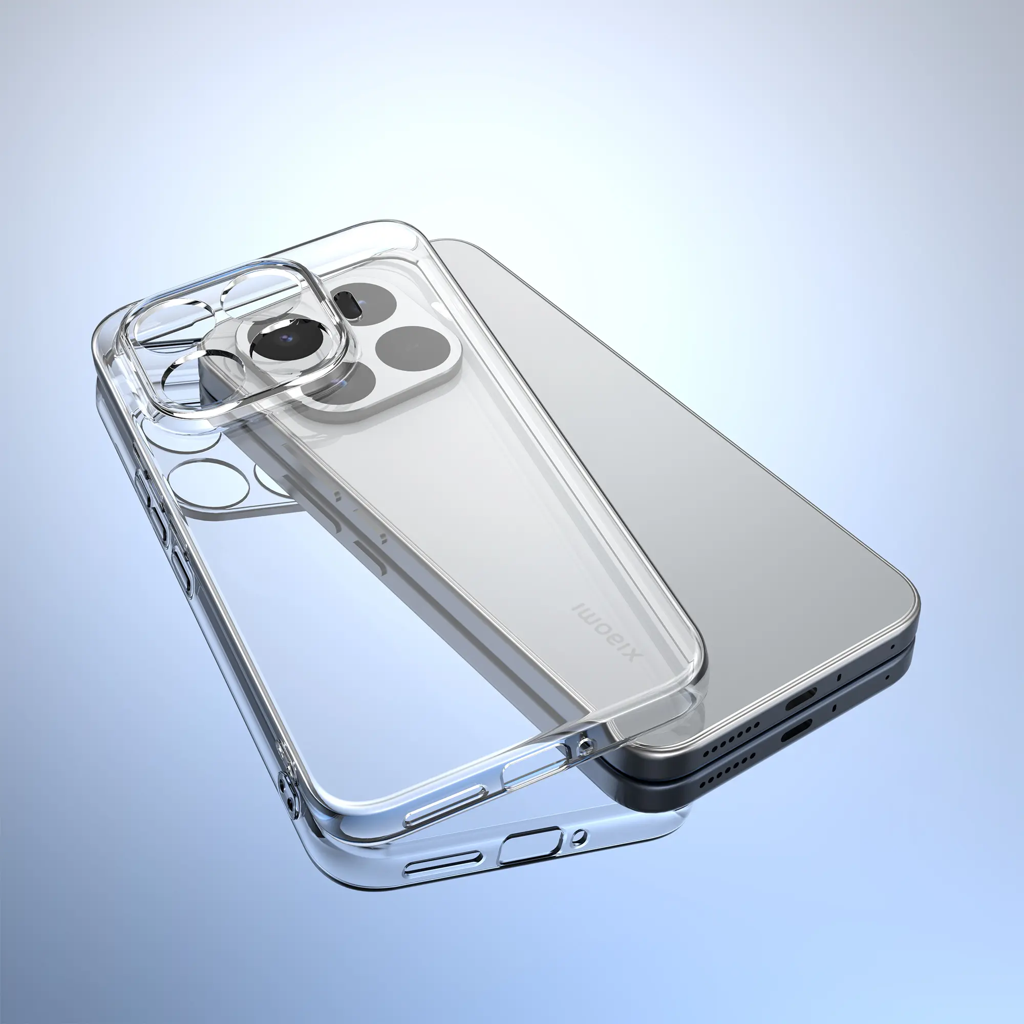 Xiaomi 17T Pro Hoesje Dun TPU Back Cover Transparant afbeelding 9